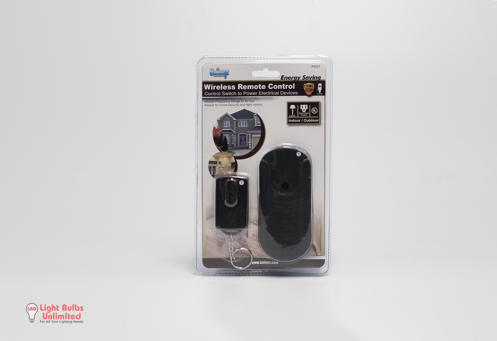 PS51, Indoor/Outdoor Wireless Remote Control Switch